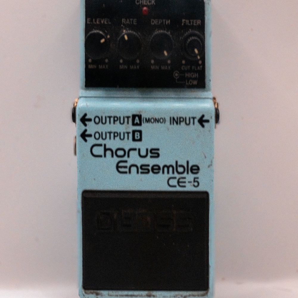 Boss CE-5(a) Chorus Ensemble (Dark Gray Label) Guitar Effects Pedal